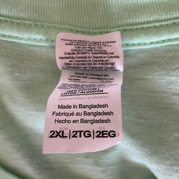 Mens Light Green Palmetto Moon Dog T-Shirt - Picture 2 of 3